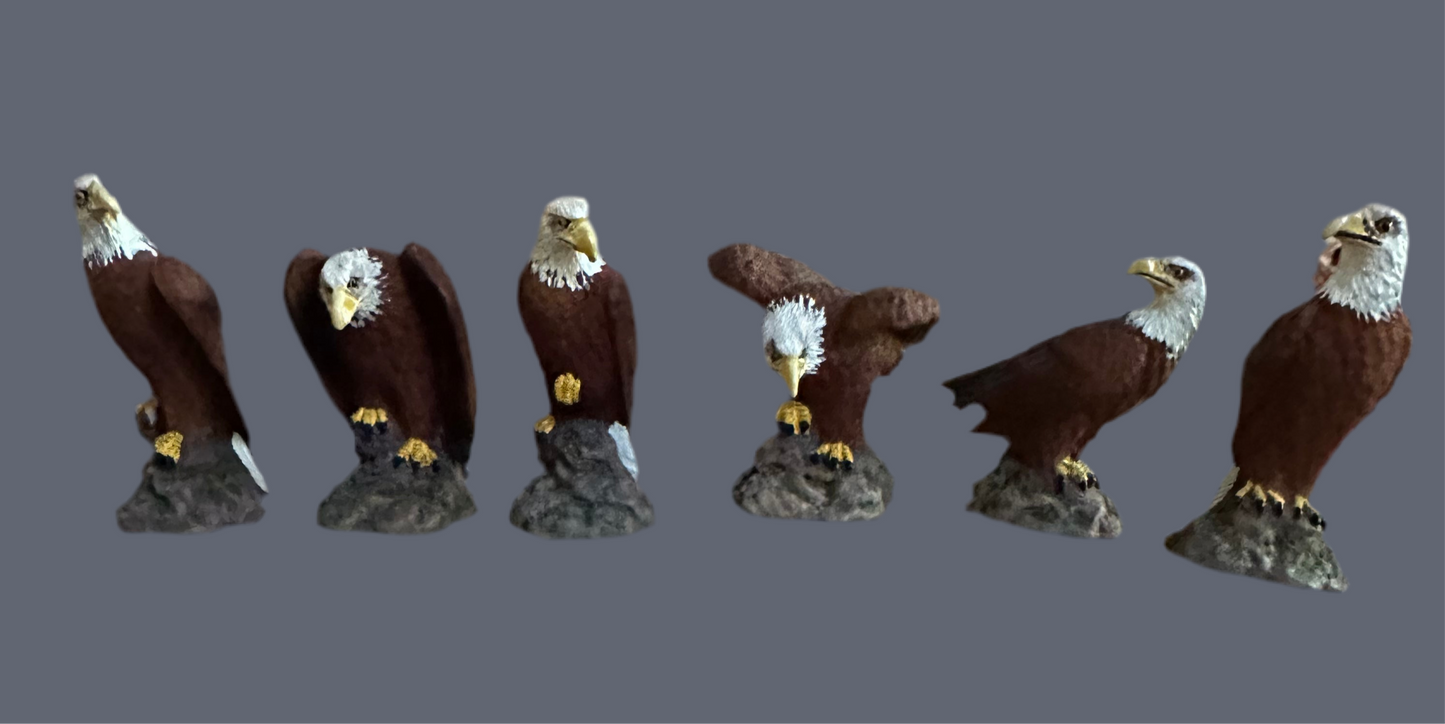 Miniature Bald Eagle Set